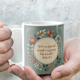 Humble Wreath Anpassbare Bibelverse Kaffeetasse