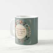 Humble Wreath Anpassbare Bibelverse Kaffeetasse (Vorderseite Links)