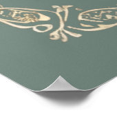 Humble Wreath Bible Verse anpassbar Poster (Ecke)