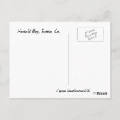 Humboldt Bay, Eureka, Ca. Postkarte (Rückseite)