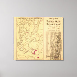 Humboldt-Bergbau u. Hinweis Co Leinwanddruck