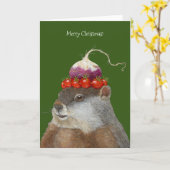 Humboldt die Weihnachtskarte Karte (Gelbe Blume)