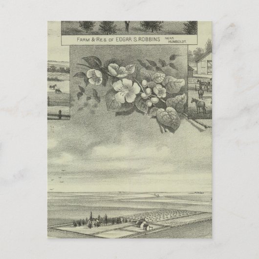 Humboldt, Kansas Postkarte (Vorderseite)