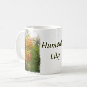 Humboldt Lilies Sunburst auf Weiß Kaffeetasse (Vorderseite Links)