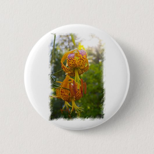 Humboldt Lilies Sunburst Button (Vorderseite)