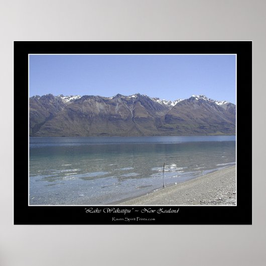 "HUMBOLDT MOUNTAINS, NZ" Foto Poster (Vorne)
