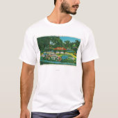 Humboldt-Park-Blumenemblem-Ansicht T-Shirt (Vorderseite)