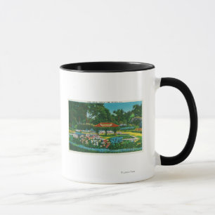 Humboldt-Park-Blumenemblem-Ansicht Tasse