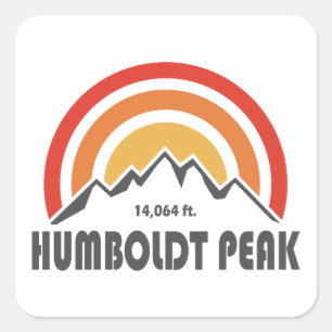 Humboldt Peak Quadratischer Aufkleber