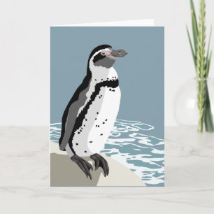 Humboldt Penguin Greetings Card Karte