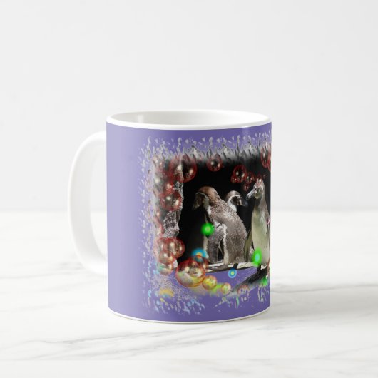 Humboldt Penguin Party Kaffeetasse (Vorderseite Links)