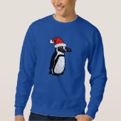 Humboldt Penguin Santa Sweatshirt (Vorderseite)