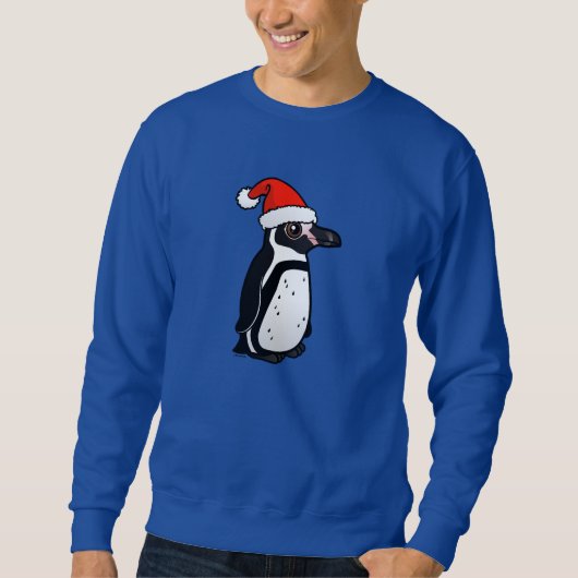 Humboldt Penguin Santa Sweatshirt (Vorderseite)