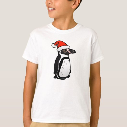 Humboldt Penguin Santa T-Shirt (Vorderseite)