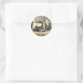Humboldt Penguins Runder Aufkleber (Tasche)