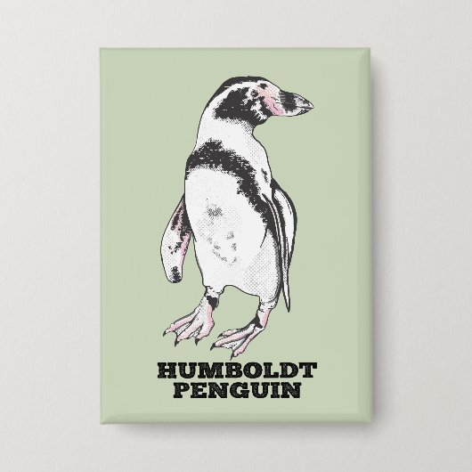 Humboldt-Pinguin Button (Vorderseite)