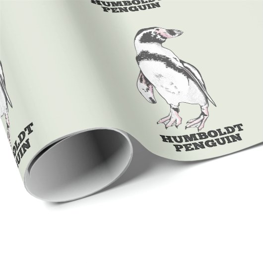 Humboldt-Pinguin Geschenkpapier (Rolleneckpunkt)