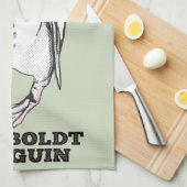 Humboldt-Pinguin Geschirrtuch (Viertel Falte)