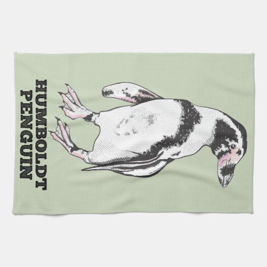Humboldt-Pinguin Geschirrtuch (Horizontal)