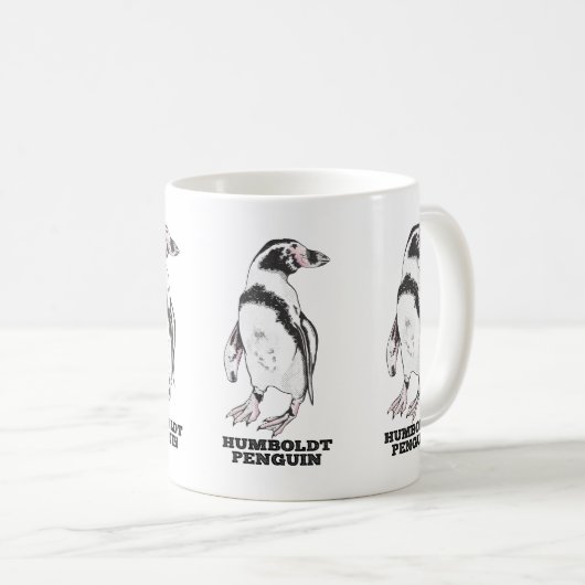 Humboldt-Pinguin Kaffeetasse (VorderseiteRechts)