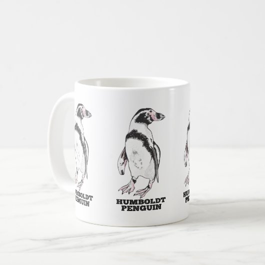 Humboldt-Pinguin Kaffeetasse (Vorderseite Links)
