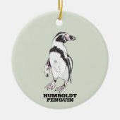 Humboldt-Pinguin Keramik Ornament (Vorne)