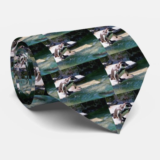 Humboldt-Pinguin Krawatte (Gerollt)