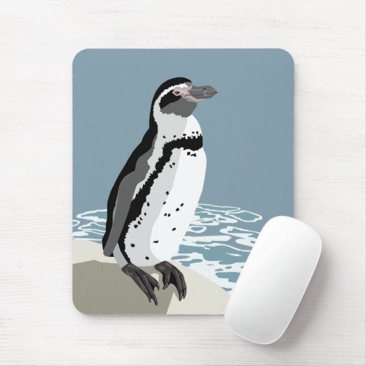 Humboldt-Pinguin Mousepad (Mit Mouse)
