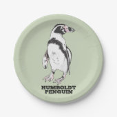 Humboldt-Pinguin Pappteller (Vorderseite)