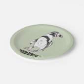 Humboldt-Pinguin Pappteller (Schrägansicht)