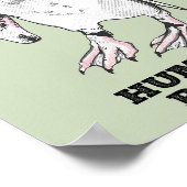 Humboldt-Pinguin Poster (Ecke)