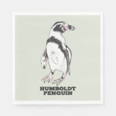 Humboldt-Pinguin Serviette (Vorderseite)