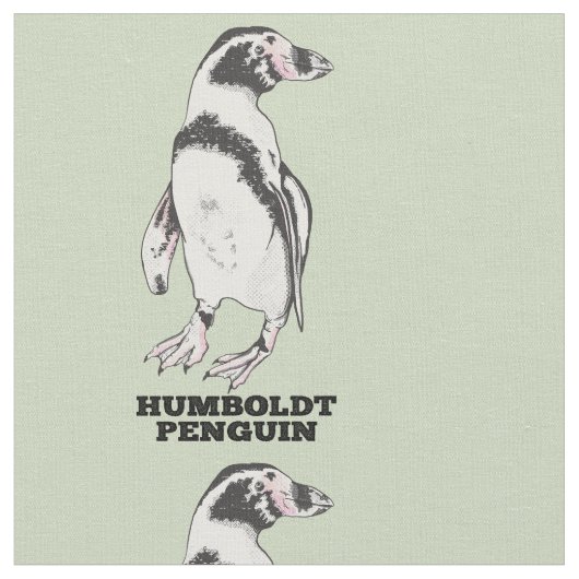 Humboldt-Pinguin Stoff (Nahaufnahme)