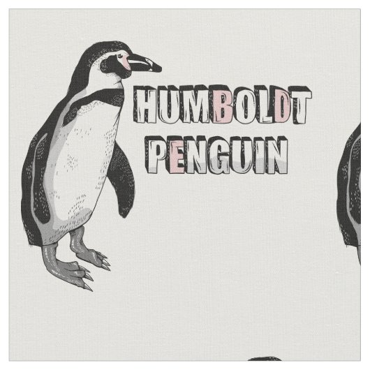 Humboldt-Pinguin Stoff (Nahaufnahme)