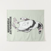 Humboldt-Pinguin Wandteppich (Vorderseite (Horizontal))