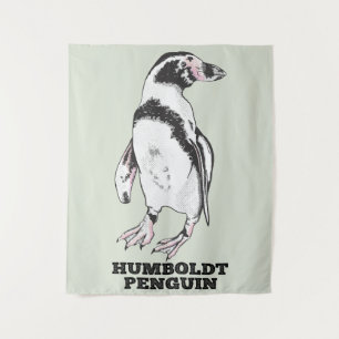 Humboldt-Pinguin Wandteppich