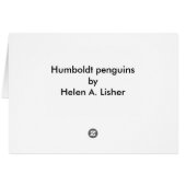 Humboldt-Pinguine und -Brunnen (Rückseite Horizontal)