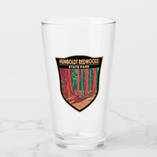Humboldt Redwoods Staat Park Avenue of the Giants Glas (Vorderseite)