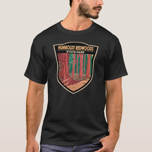 Humboldt Redwoods Staat Park Avenue of the Giants T-Shirt (Vorderseite)