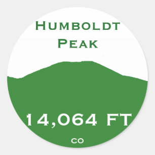 Humboldt-Spitze Runder Aufkleber
