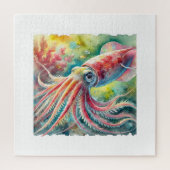 Humboldt squid 240824AREF112 - Watercolor Puzzle (Vertikal)