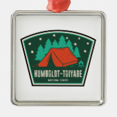 Humboldt-Toiyabe-Camping Ornament Aus Metall (Vorne)