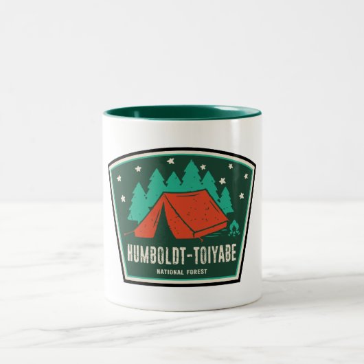 Humboldt-Toiyabe-Camping Zweifarbige Tasse (Mittel)