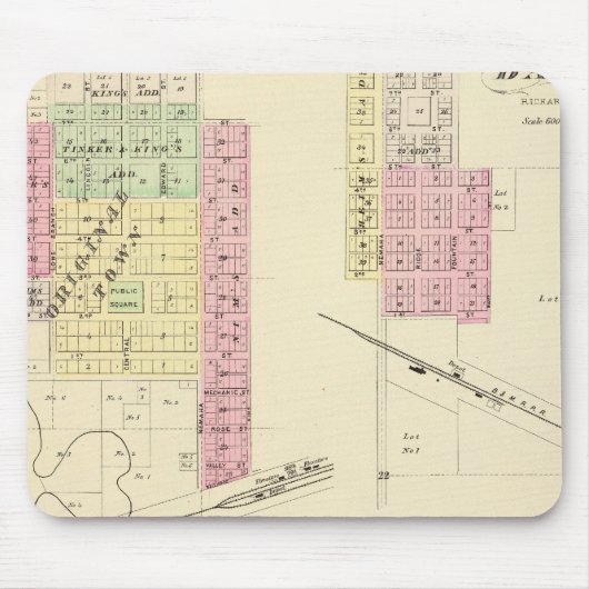 Humboldt und Dawson, Nebraska Mousepad (Vorne)