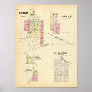 Humboldt und Dawson, Nebraska Poster