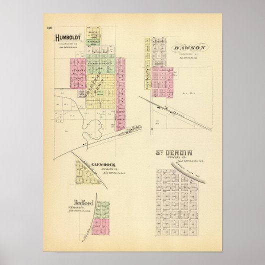 Humboldt und Dawson, Nebraska Poster (Vorne)