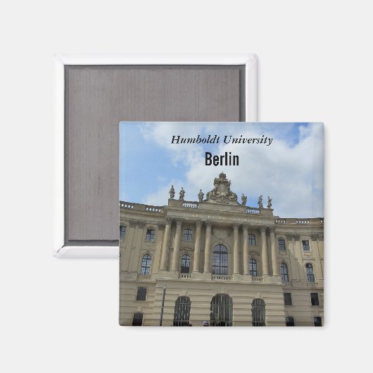 Humboldt-Universität Berlin Magnet (Vorderseite/Rückseite)
