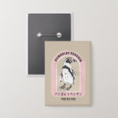 Humbolzenpinguin Button (Vorderseite/Rückseite)