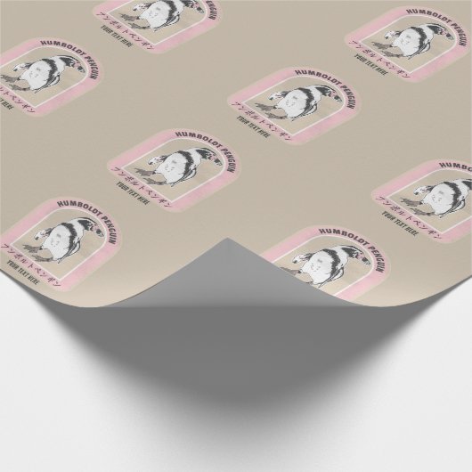 Humbolzenpinguin Geschenkpapier (Ecke)