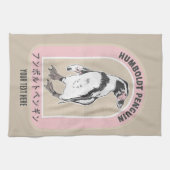 Humbolzenpinguin Geschirrtuch (Horizontal)